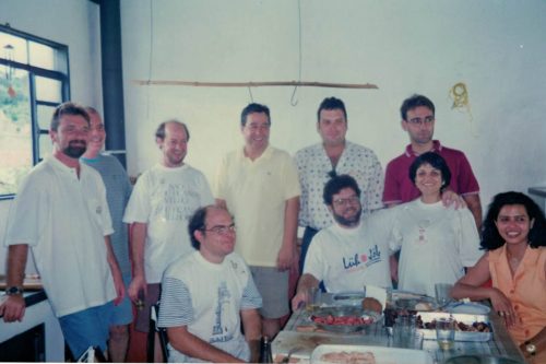 Confraternização em 11/1998 na propriedade do Engº Tomas Frattini, no Bairro das Lavras de Cima