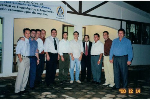 Confraternização em 14/12/2000 no Hotel Santa Marta