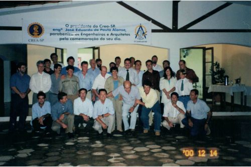 Confraternização em 14/12/2000 no Hotel Santa Marta