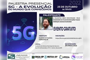 Palestra “5G – A EVOLUÇÃO DO MUNDO QUE CONHECEMOS”